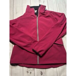 Ativa Women’s Full Zip Activewear Jacket Magenta Hot Pink Large